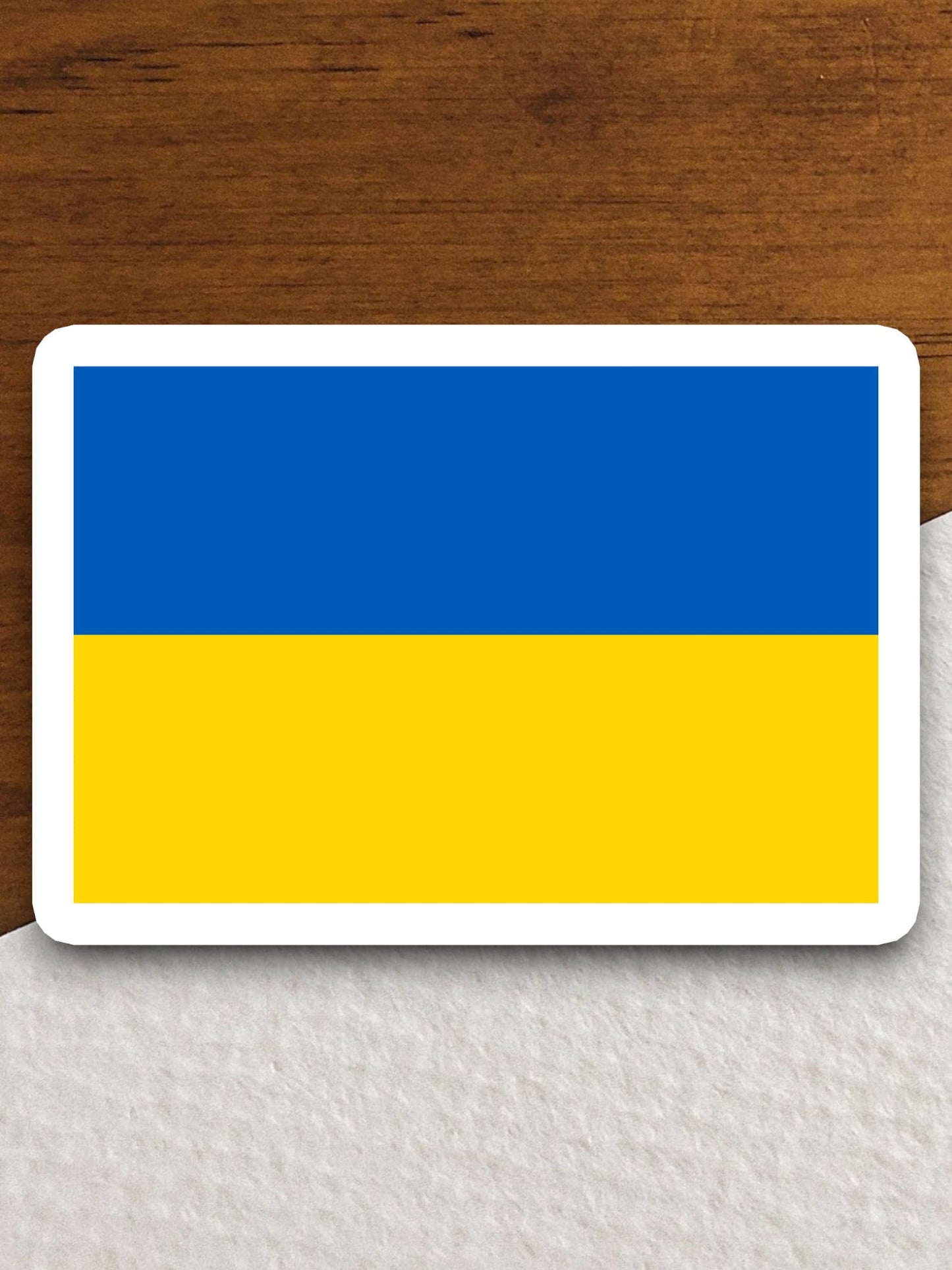 Ukraine country flag sticker, international country sticker, international sticker, Ukraine sticker, Room Décor