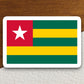 Togo country flag sticker, international country sticker, international sticker, Togo sticker, Room Décor