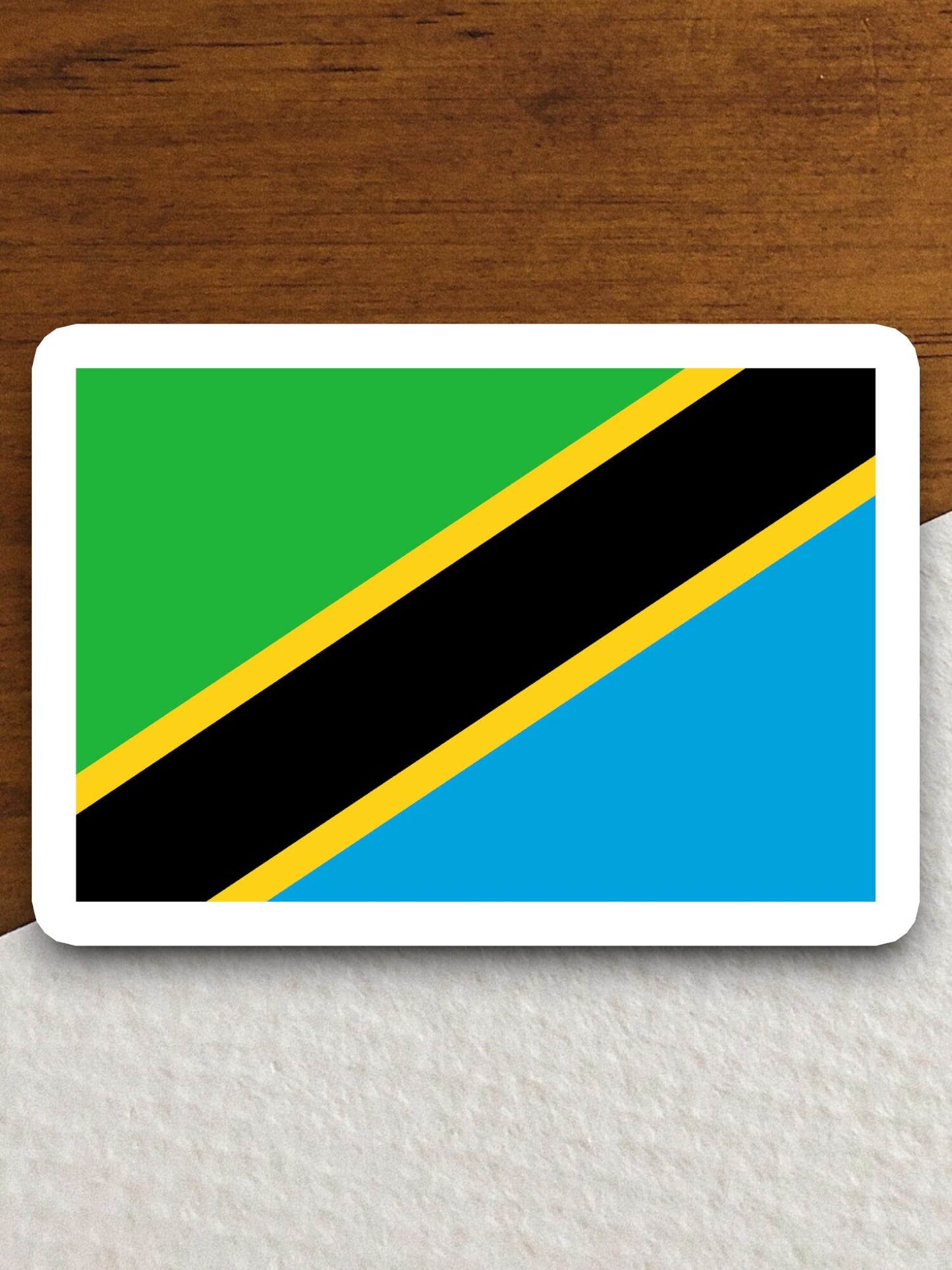 Tanzania country flag sticker, international country sticker, international sticker, Tanzania sticker, Room Décor