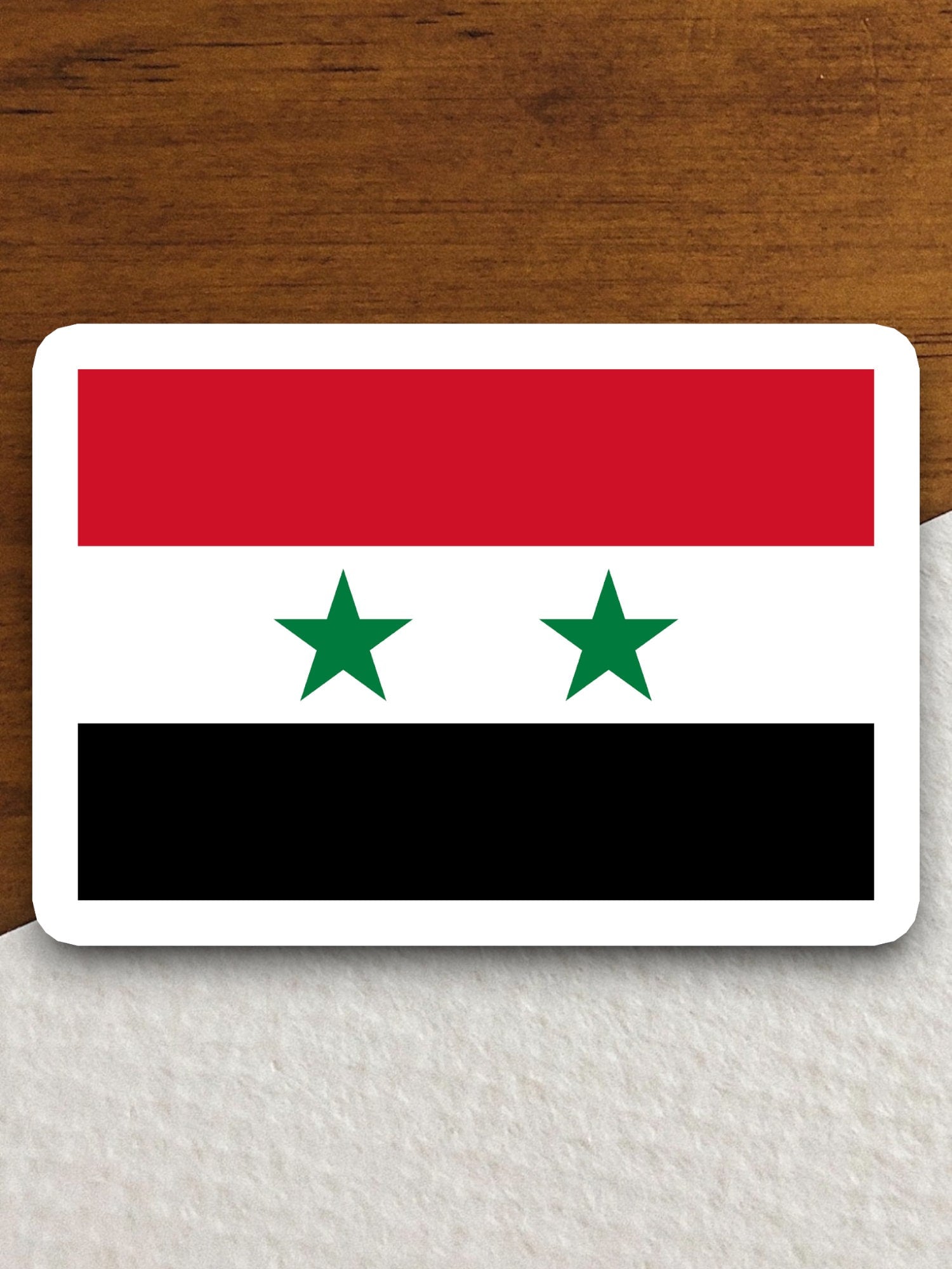 Syria country flag sticker, international country sticker, international sticker, Syria sticker, Room Décor