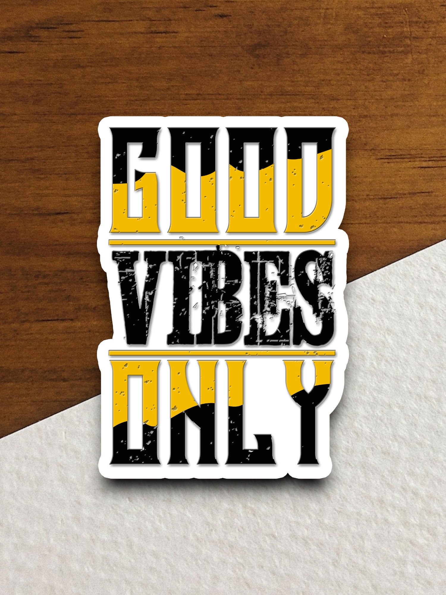 Good Vibes Only Sticker, vacation sticker, travel sticker, room decor, water bottle sticker, laptop sticker