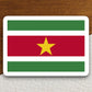 Suriname country flag sticker, international country sticker, international sticker, Suriname sticker, Room Décor