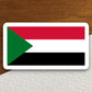 Sudan country flag sticker, international country sticker, international sticker, Sudan sticker, Room Décor