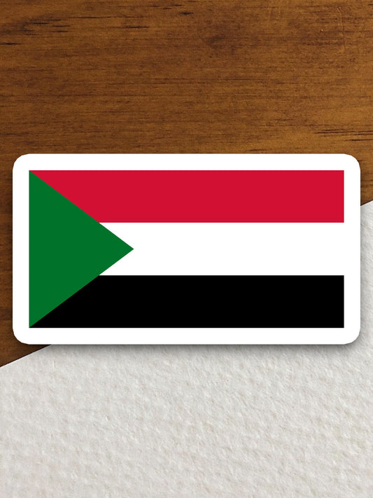 Sudan country flag sticker, international country sticker, international sticker, Sudan sticker, Room Décor