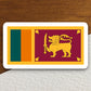 Sri lanka country flag sticker, international country sticker, international sticker, Sri lanka sticker, Room Décor