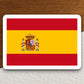 Spain country flag sticker, international country sticker, international sticker, Spain sticker, Room Décor