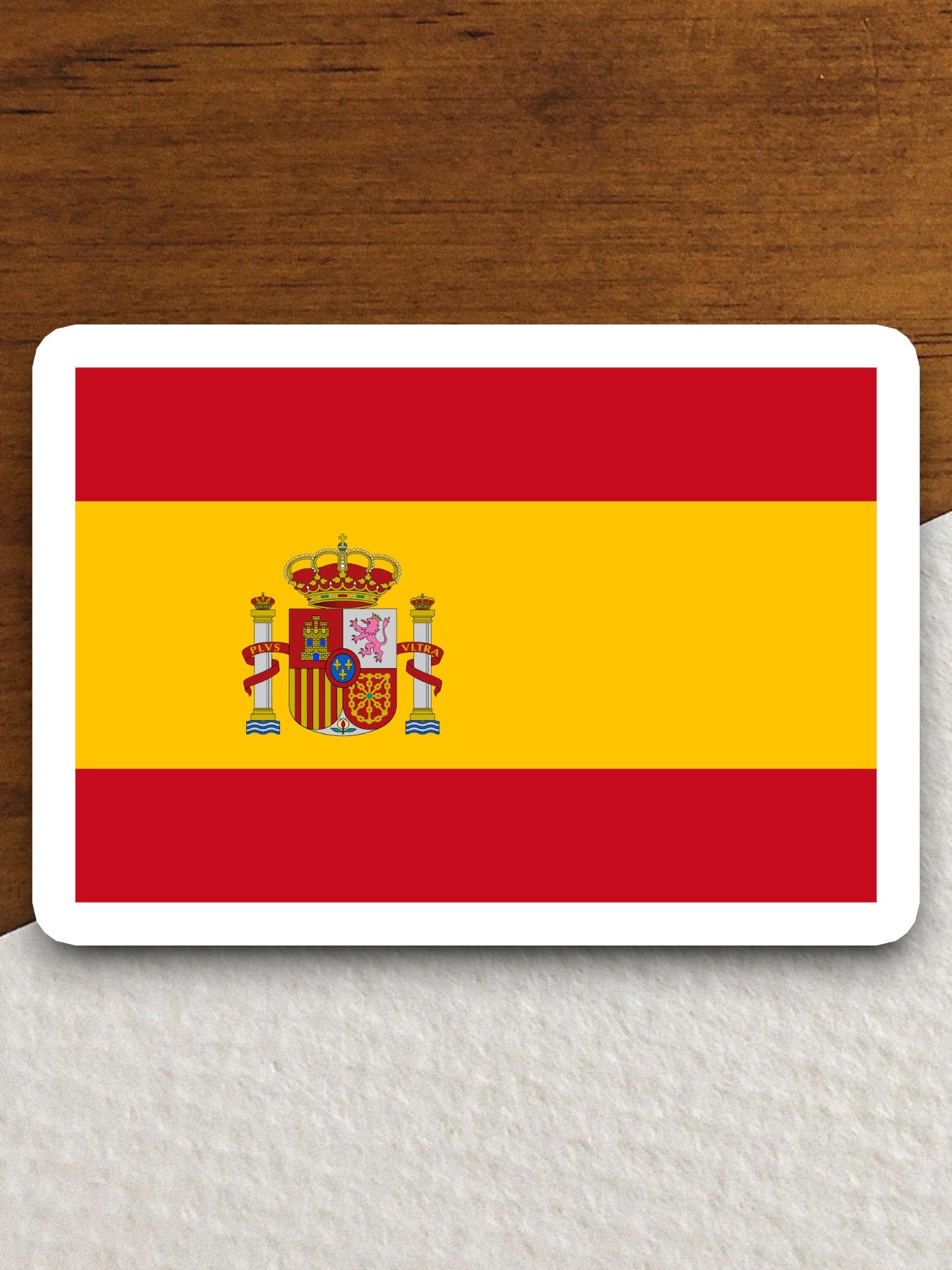 Spain country flag sticker, international country sticker, international sticker, Spain sticker, Room Décor