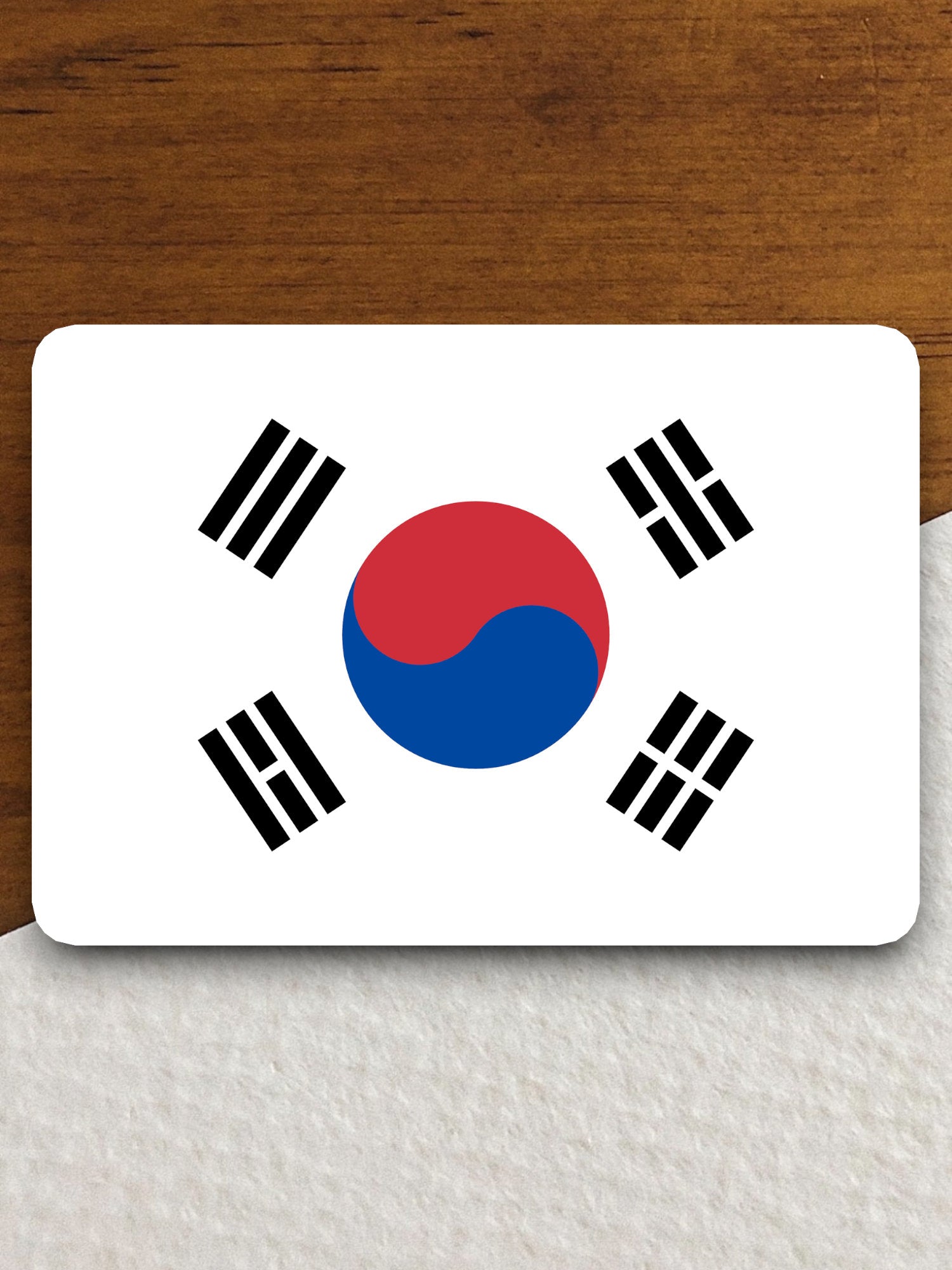 South korea country flag sticker, international country sticker, international sticker, South korea sticker, Room Décor