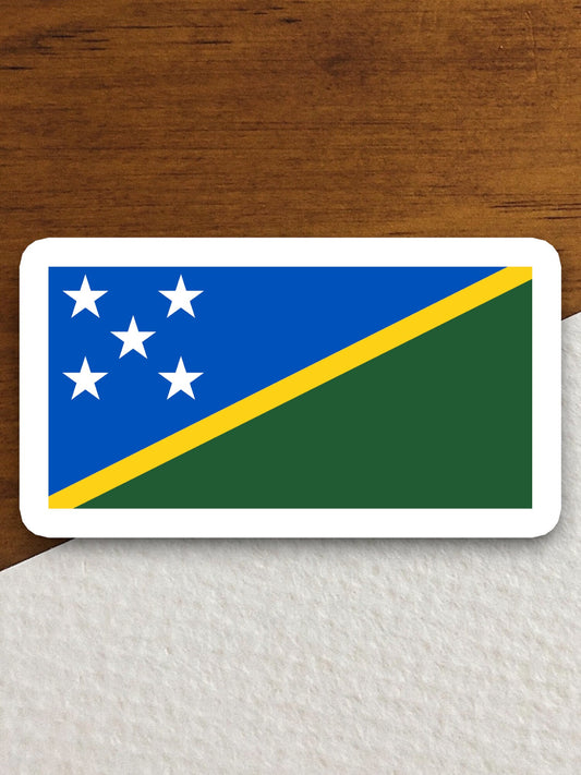 Solomon islands country flag sticker, international country sticker, international sticker, Solomon islands sticker, Room Décor