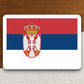 Serbia country flag sticker, international country sticker, international sticker, Serbia sticker, Room Décor