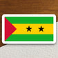 Sao tome flag and principe country flag sticker, international country sticker, international sticker, Sao tome sticker, principe sticker