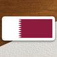 Qatar country flag sticker, international country sticker, international sticker, Qatar sticker, Room Décor