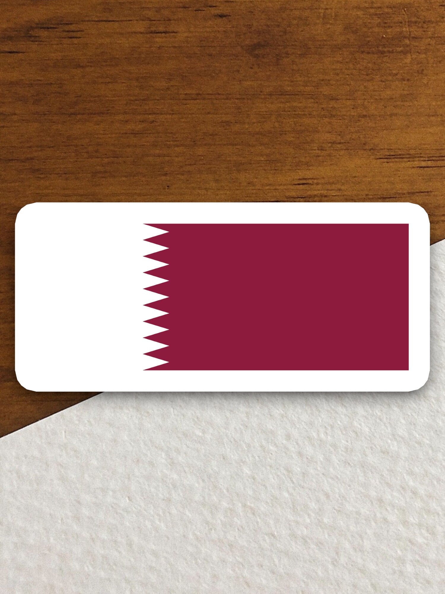 Qatar country flag sticker, international country sticker, international sticker, Qatar sticker, Room Décor