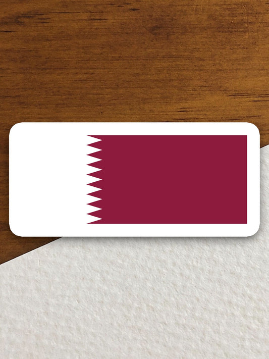 Qatar country flag sticker, international country sticker, international sticker, Qatar sticker, Room Décor