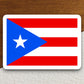 Puerto rico country flag sticker, international country sticker, international sticker, Puerto rico sticker, Room Décor