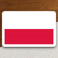 Poland country flag sticker, international country sticker, international sticker, Poland sticker, Poland laptop sticker, Room Décor