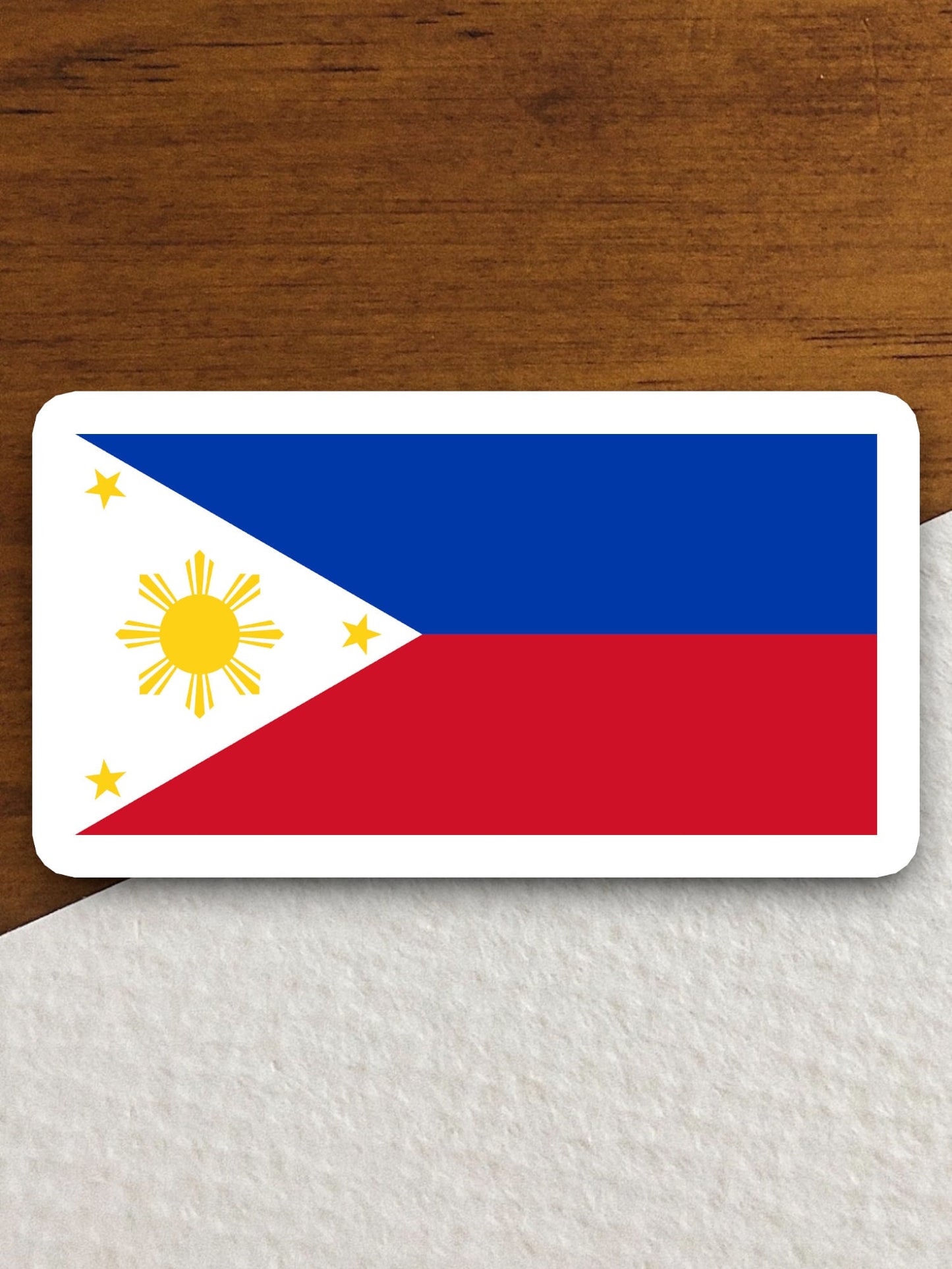 Philippines country flag sticker, international country sticker, international sticker, Philippines sticker, Philippines laptop sticker