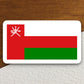 Oman country flag sticker, international country sticker, international sticker, Oman sticker, Room Décor