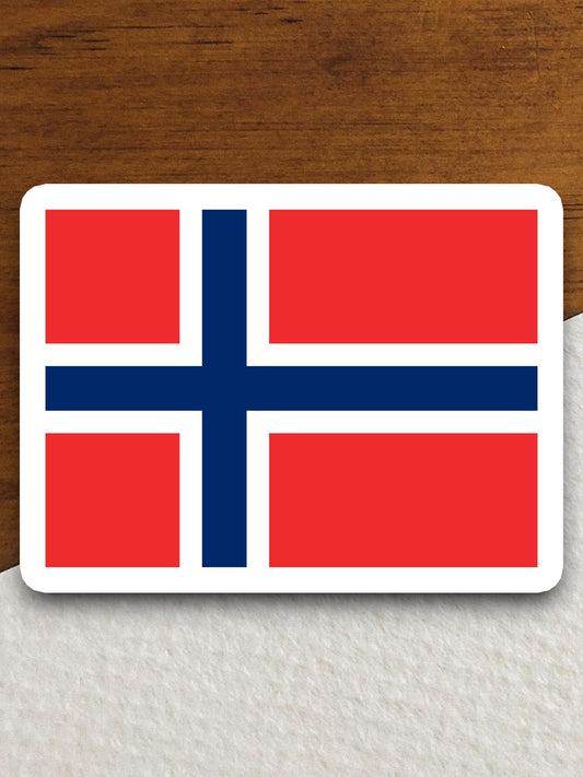 Norway country flag sticker, international country sticker, international sticker, Norway sticker, Room Décor