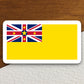 Niue country flag sticker, international country sticker, international sticker, Niue sticker, Room Décor