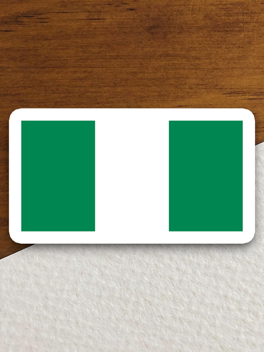 Nigeria country flag sticker, international country sticker, international sticker, Nigeria sticker, Nigeria laptop sticker, Room Décor