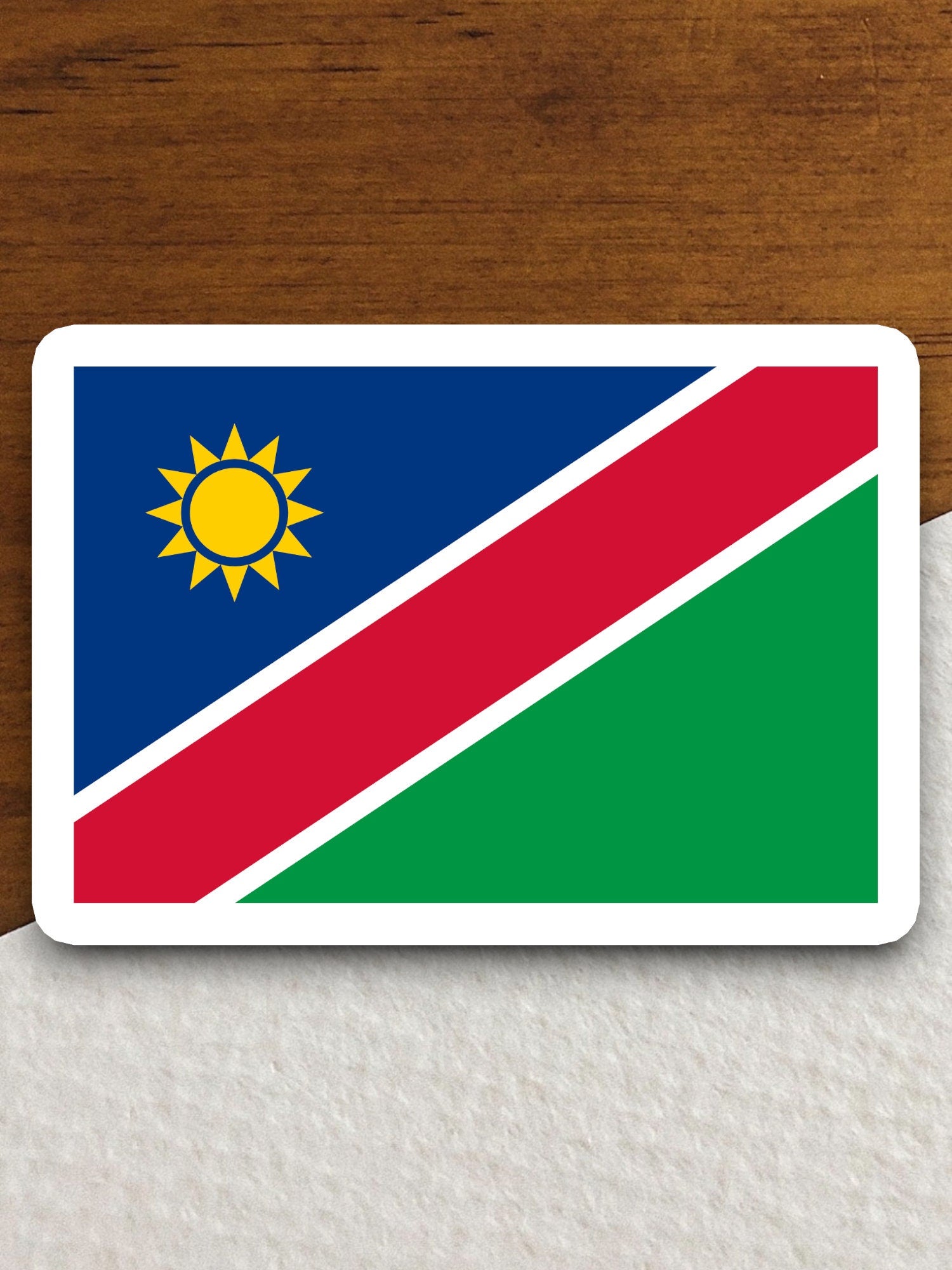 Namibia country flag sticker, international country sticker, international sticker, Namibia sticker, Room Décor