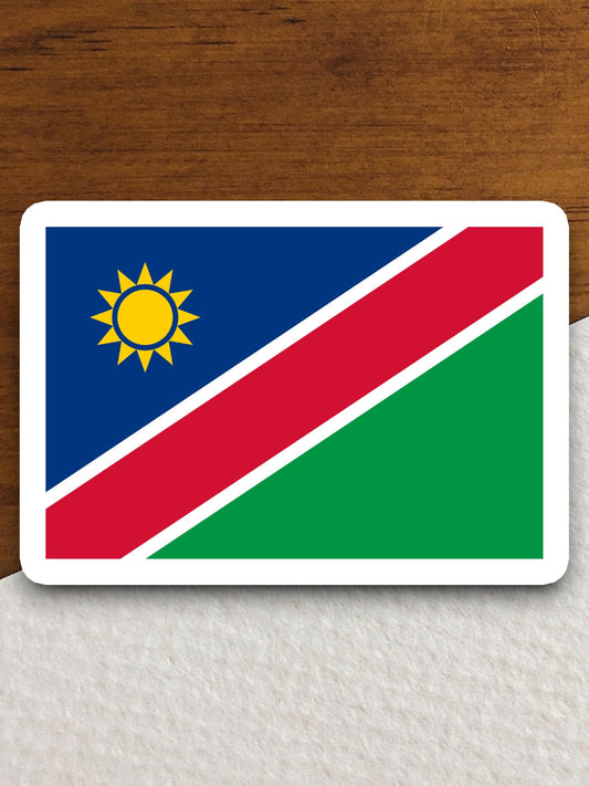 Namibia country flag sticker, international country sticker, international sticker, Namibia sticker, Room Décor