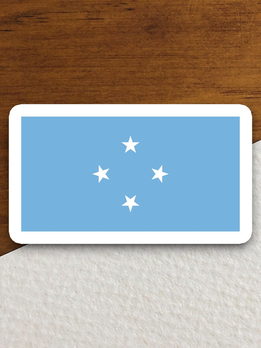 Micronesia country flag sticker, international country sticker, international sticker, Micronesia sticker, Room Décor