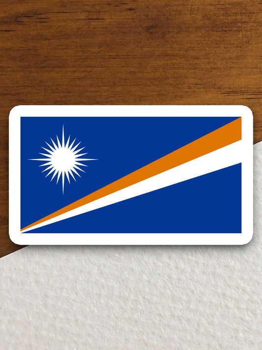 Marshall islands country flag sticker, international country sticker, international sticker, Marshall islands sticker, Room Décor