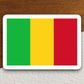 Mali country flag sticker, international country sticker, international sticker, Mali sticker, Mali laptop sticker, Room Décor