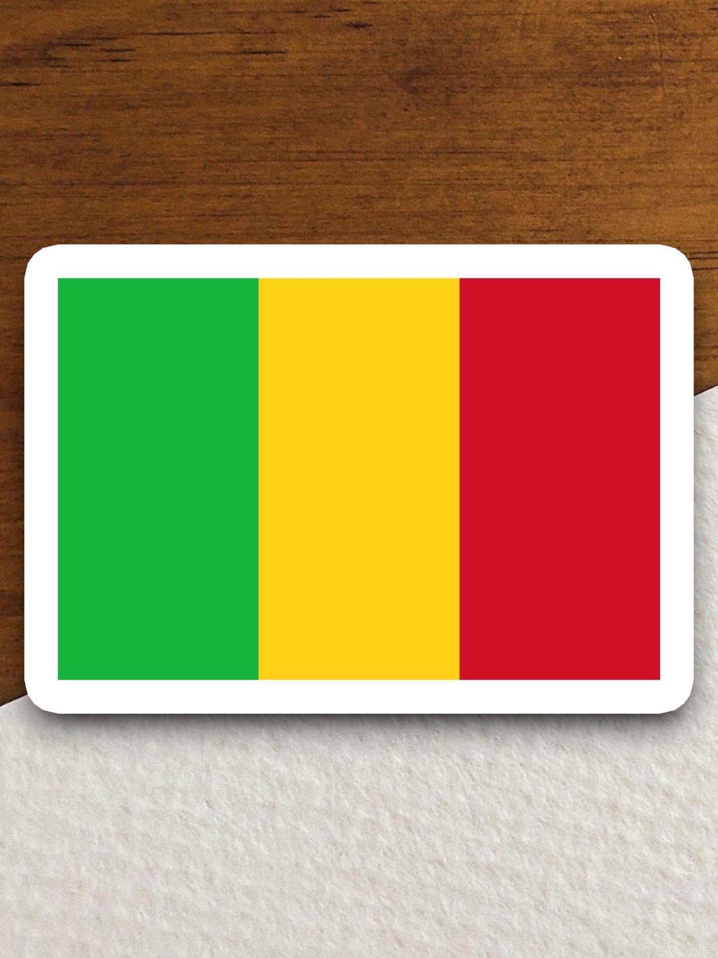 Mali country flag sticker, international country sticker, international sticker, Mali sticker, Mali laptop sticker, Room Décor