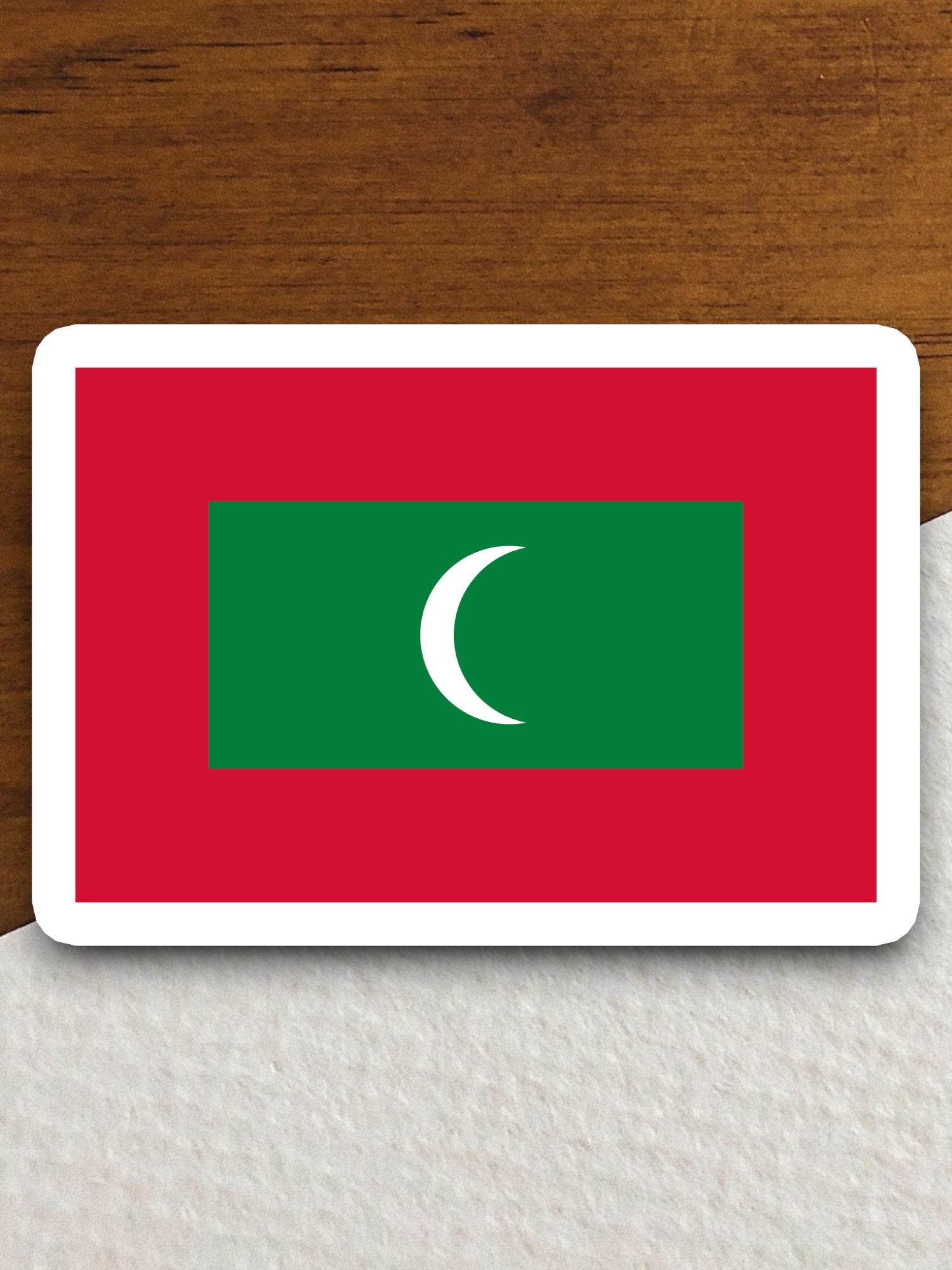 Maldives country flag sticker, international country sticker, international sticker, Maldives sticker, Room Décor