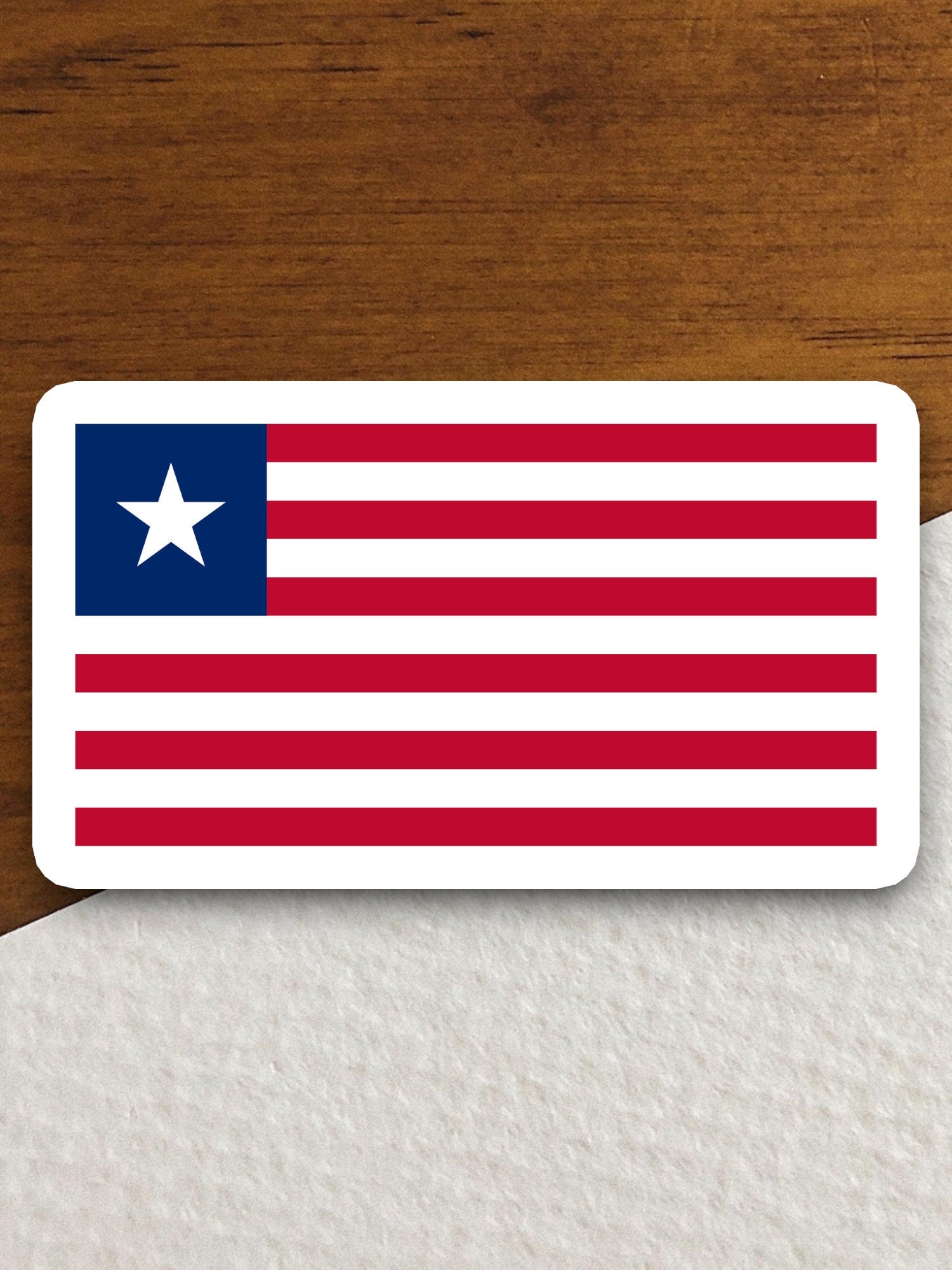 Liberia country flag sticker, international country sticker, international sticker, Liberia sticker, Room Décor