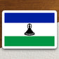 Lesotho country flag sticker, international country sticker, international sticker, Lesotho sticker, Room Décor