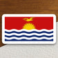 Kiribati country flag sticker, international country sticker, international sticker, Kiribati sticker, Room Décor