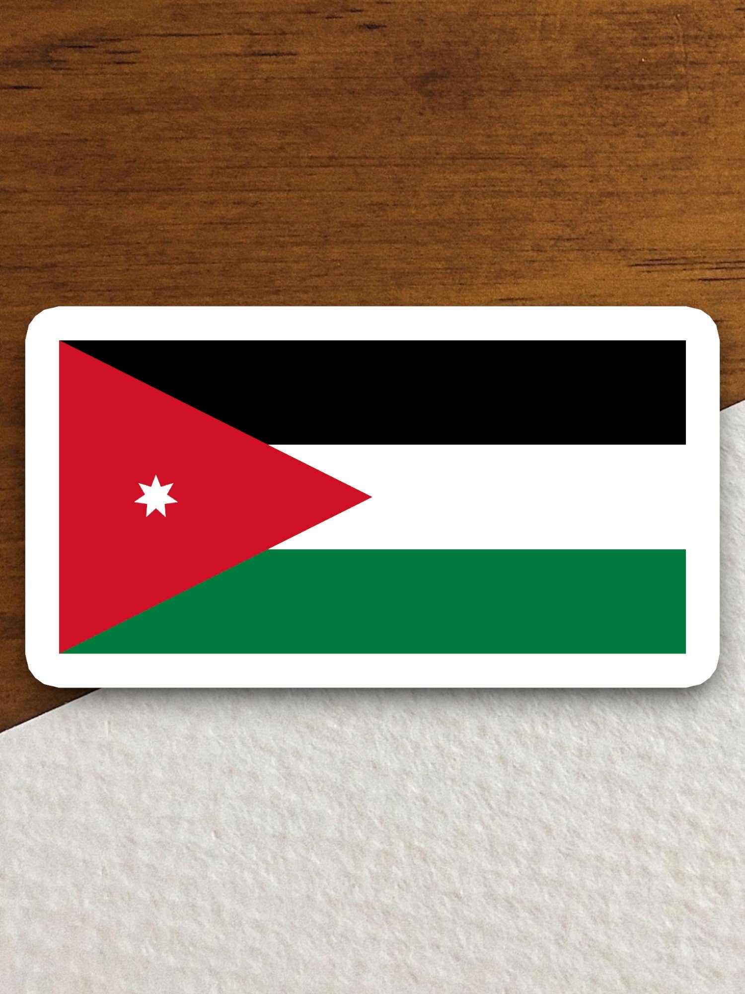 Jordan country flag sticker, international country sticker, international sticker, Jordan sticker, Room Décor