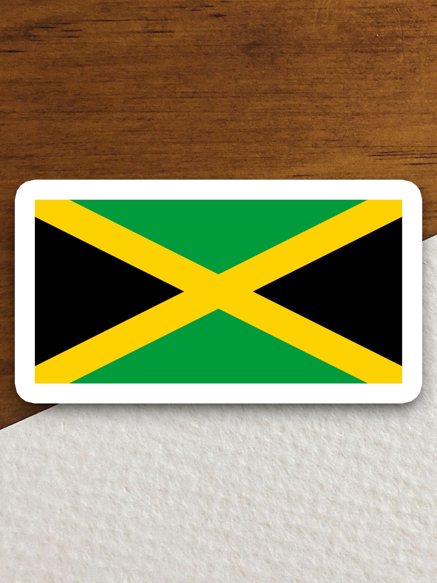 Jamaica country flag sticker, international country sticker, international sticker, Jamaica sticker, Room Décor