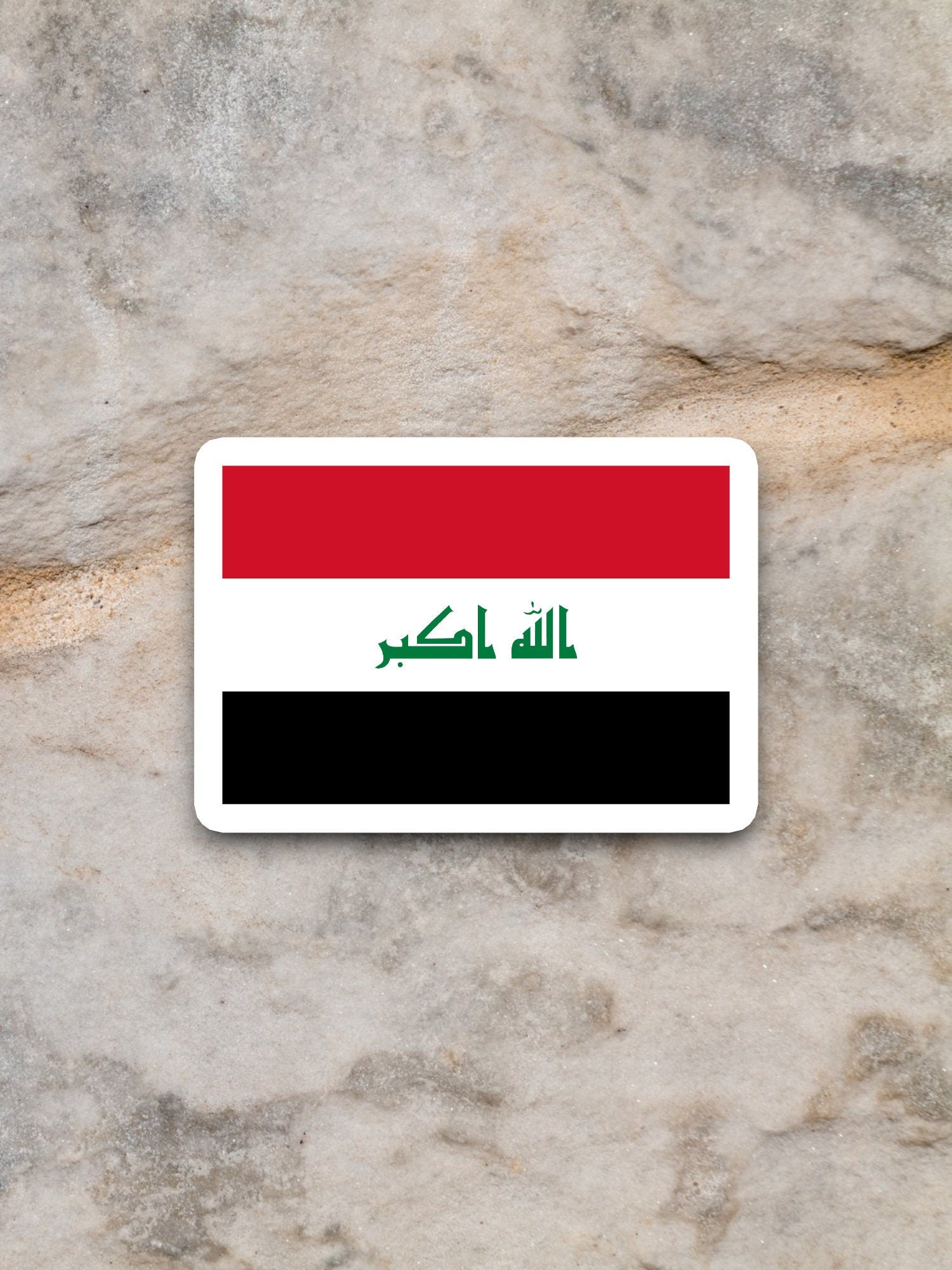 Iraq country flag sticker, international country sticker, international sticker, Iraq sticker, Room Décor