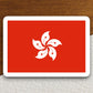 Hong kong country flag sticker, international country sticker, international sticker, Hong kong sticker, Room Décor