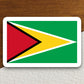 Guyana country flag sticker, international country sticker, international sticker, Guyana sticker, Room Décor