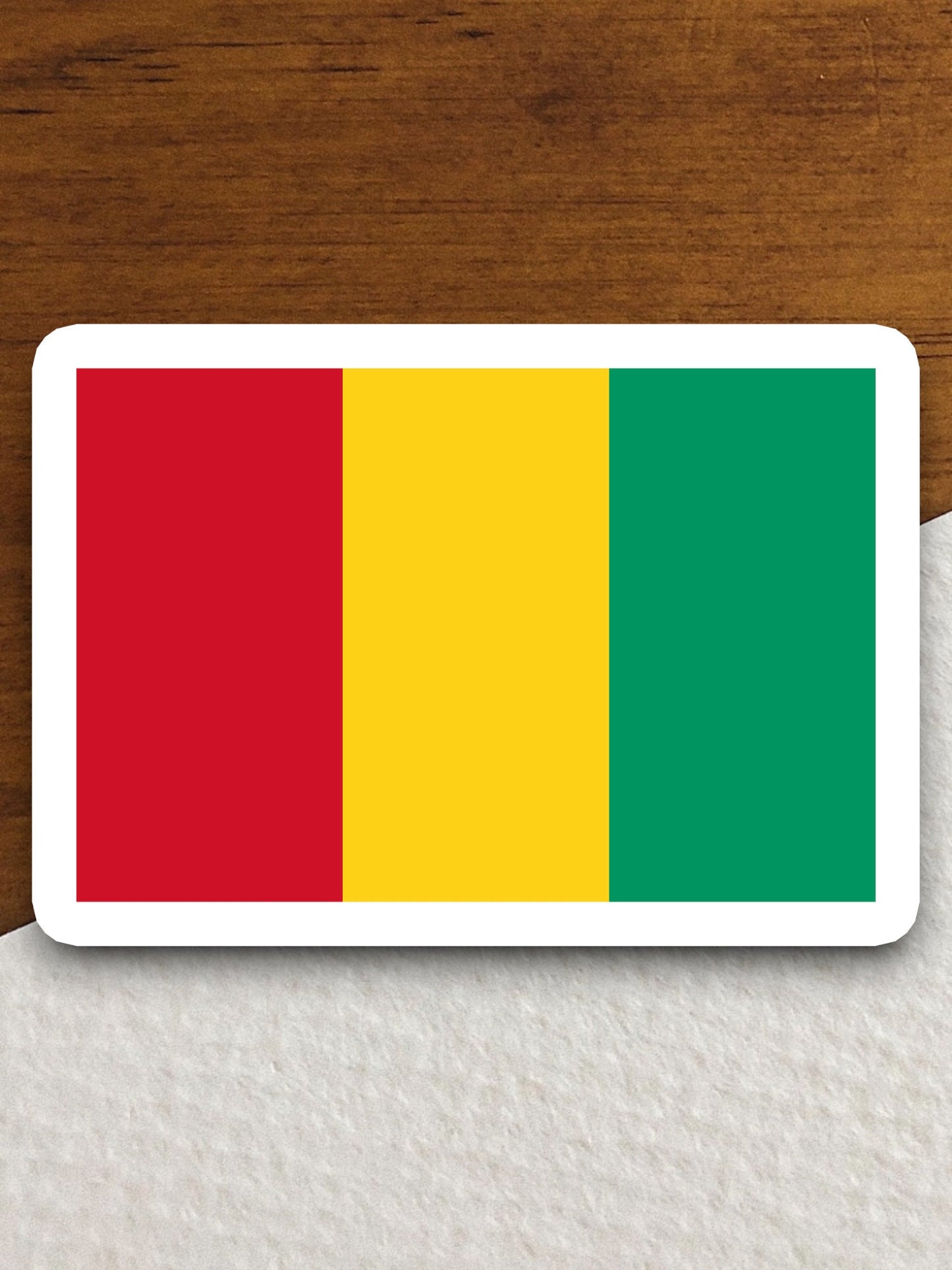 Guinea country flag sticker, international country sticker, international sticker, Guinea sticker, Room Décor