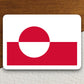 Greenland country flag sticker, international country sticker, international sticker, Greenland sticker, Room Décor