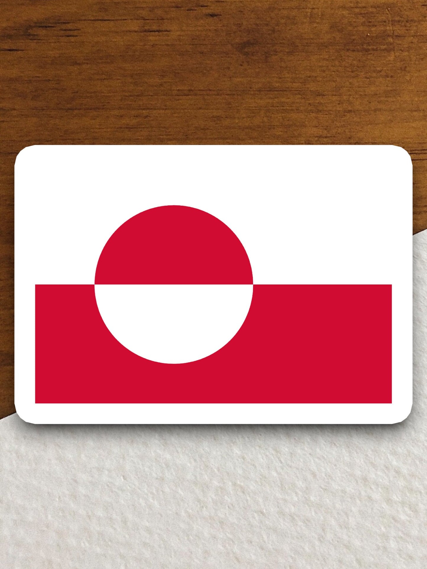 Greenland country flag sticker, international country sticker, international sticker, Greenland sticker, Room Décor