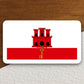 Gibraltar country flag sticker, international country sticker, international sticker, Gibraltar sticker, Room Décor