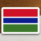 Gambia country flag sticker, international country sticker, international sticker, Gambia sticker, Room Décor