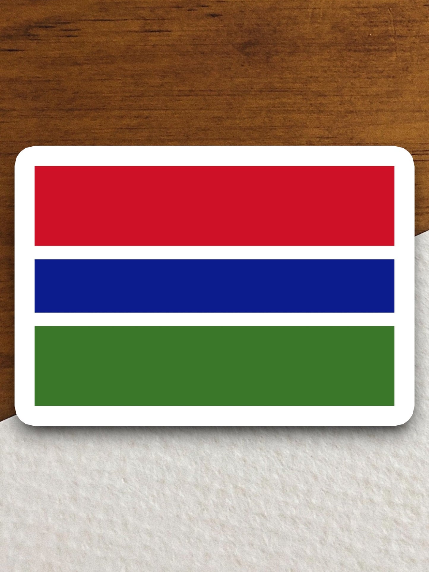 Gambia country flag sticker, international country sticker, international sticker, Gambia sticker, Room Décor