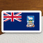 Falkland islands country flag sticker, international country sticker, international sticker, Falkland sticker, Room Décor