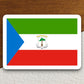 Equatorial guinea country flag sticker, international country sticker, international sticker, guinea sticker, Equatorial sticker, Room Décor