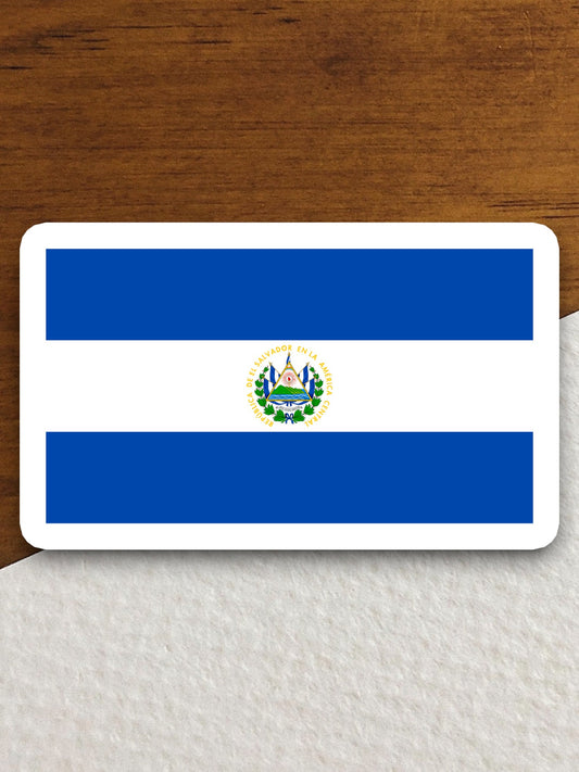 El salvador country flag sticker, international country sticker, international sticker, El salvador sticker, Room Décor