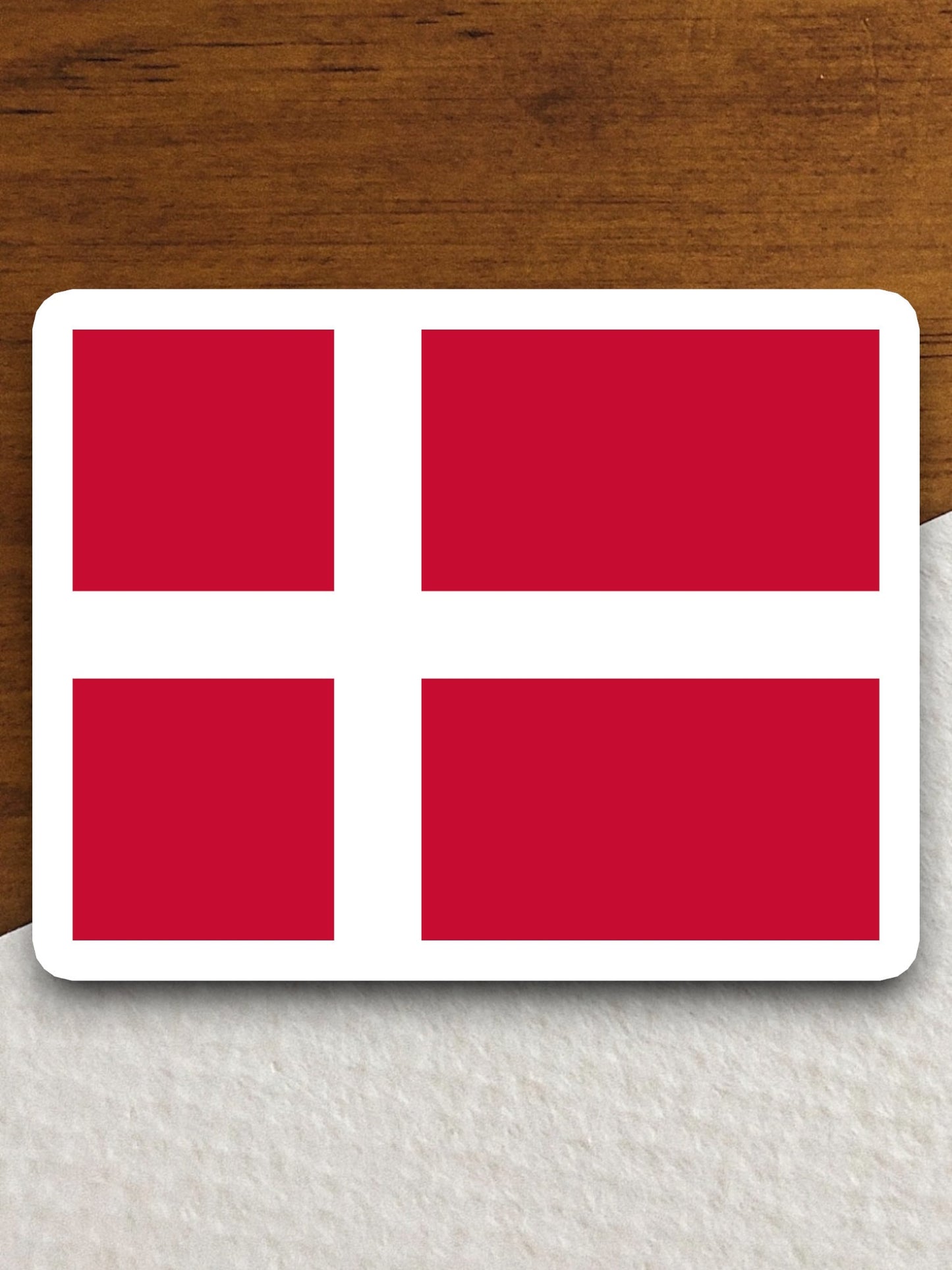 Denmark country flag sticker, international country sticker, international sticker, Denmark sticker, Room Décor